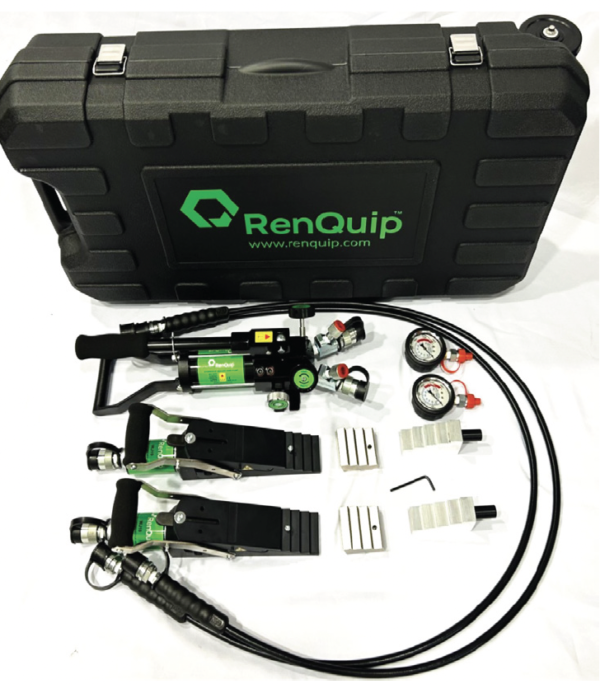 Wedgit Jack WJ19M - Hydraulic Lifting Wedge Jack Twin Tool and Pump Kit - RenQuip